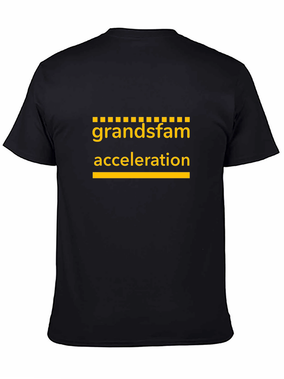 Grandfam Acceleration T-Shirt - Stylish Black Tee