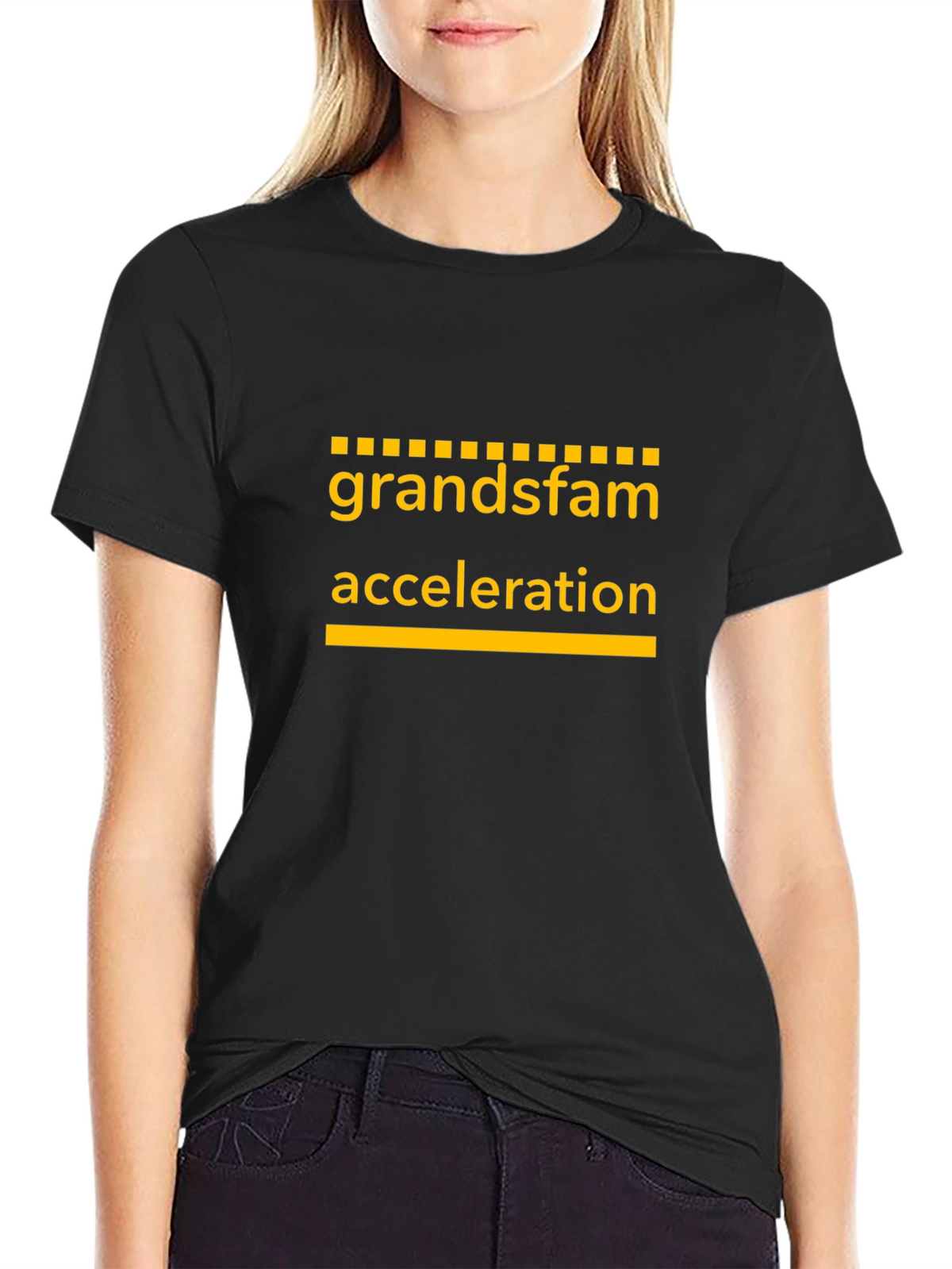 Grandfam Acceleration T-Shirt - Stylish Black Tee