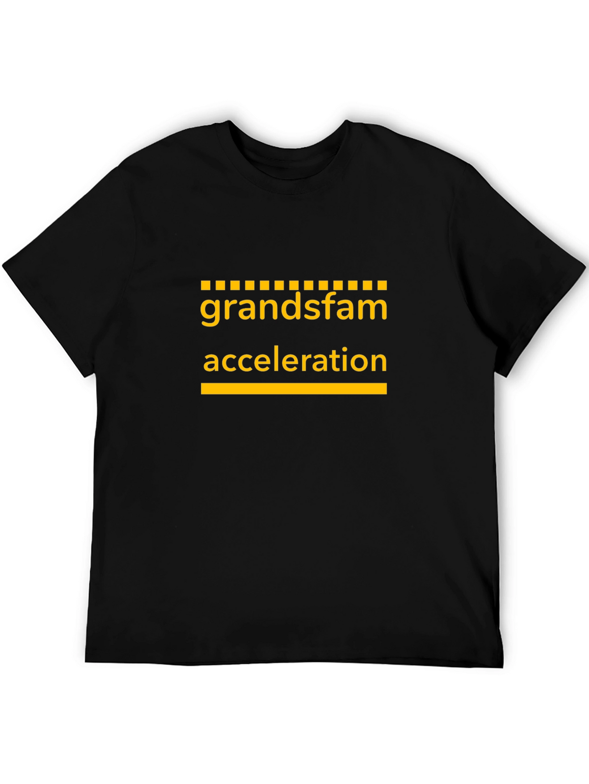 Grandfam Acceleration T-Shirt - Stylish Black Tee