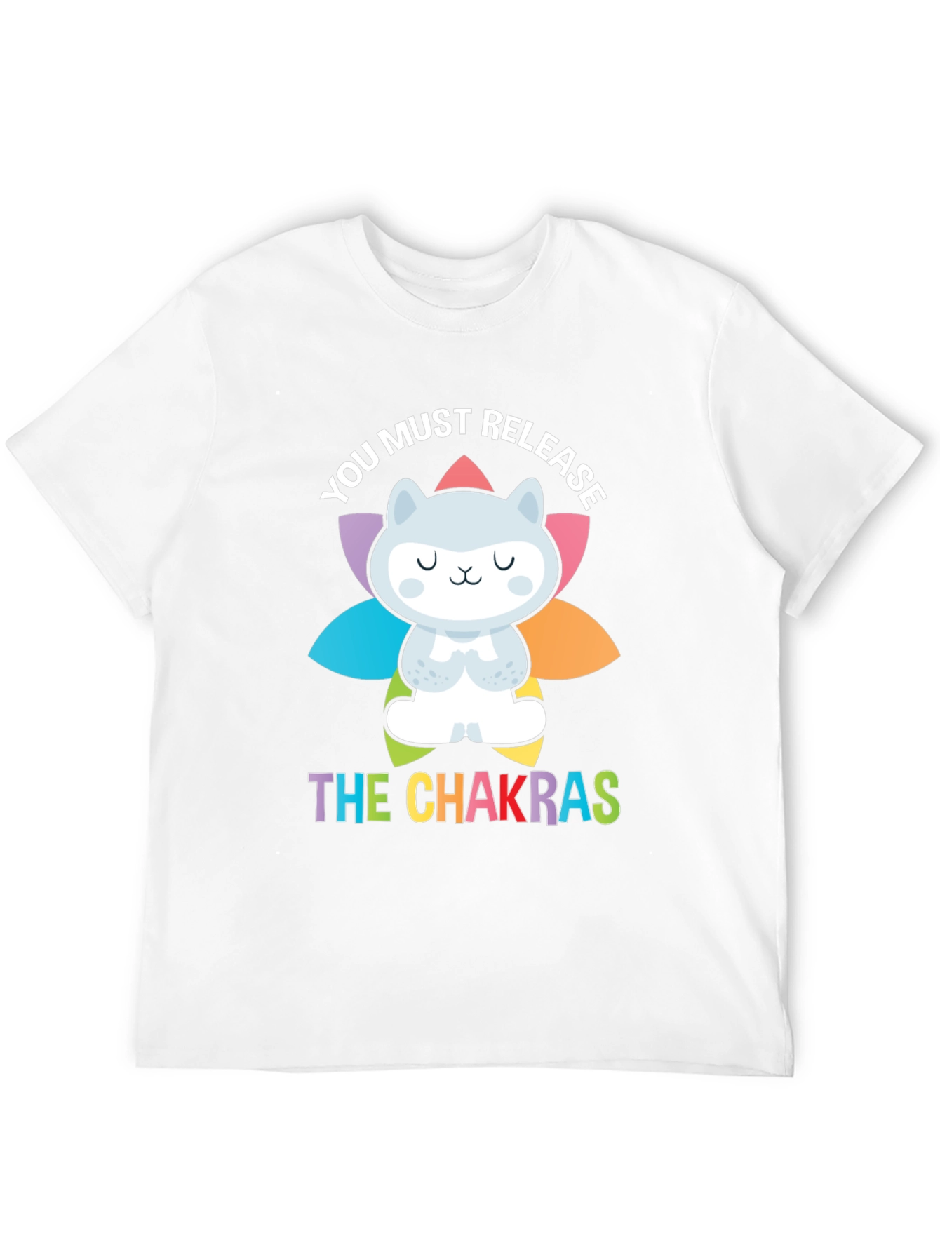 Chakra Release Cat Graphic T-Shirt
