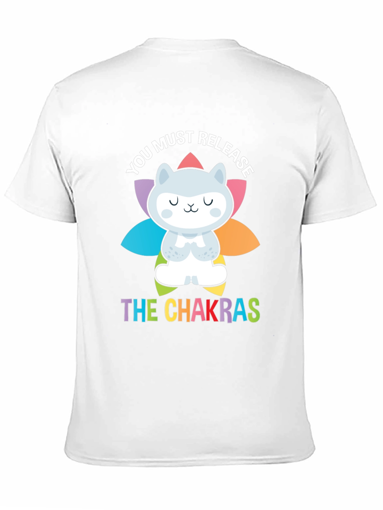 Chakra Release Cat Graphic T-Shirt
