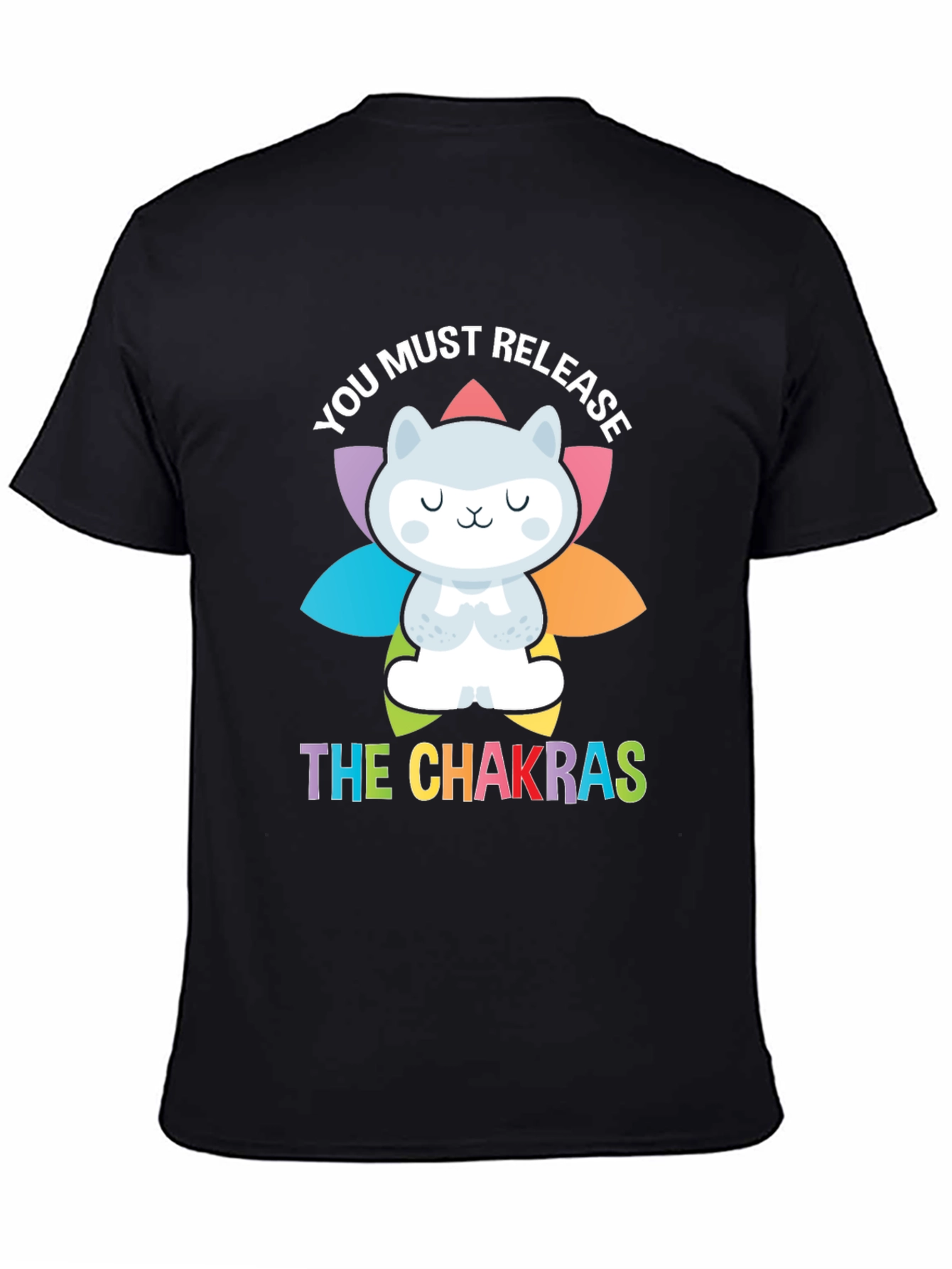 Chakra Release Cat Graphic T-Shirt