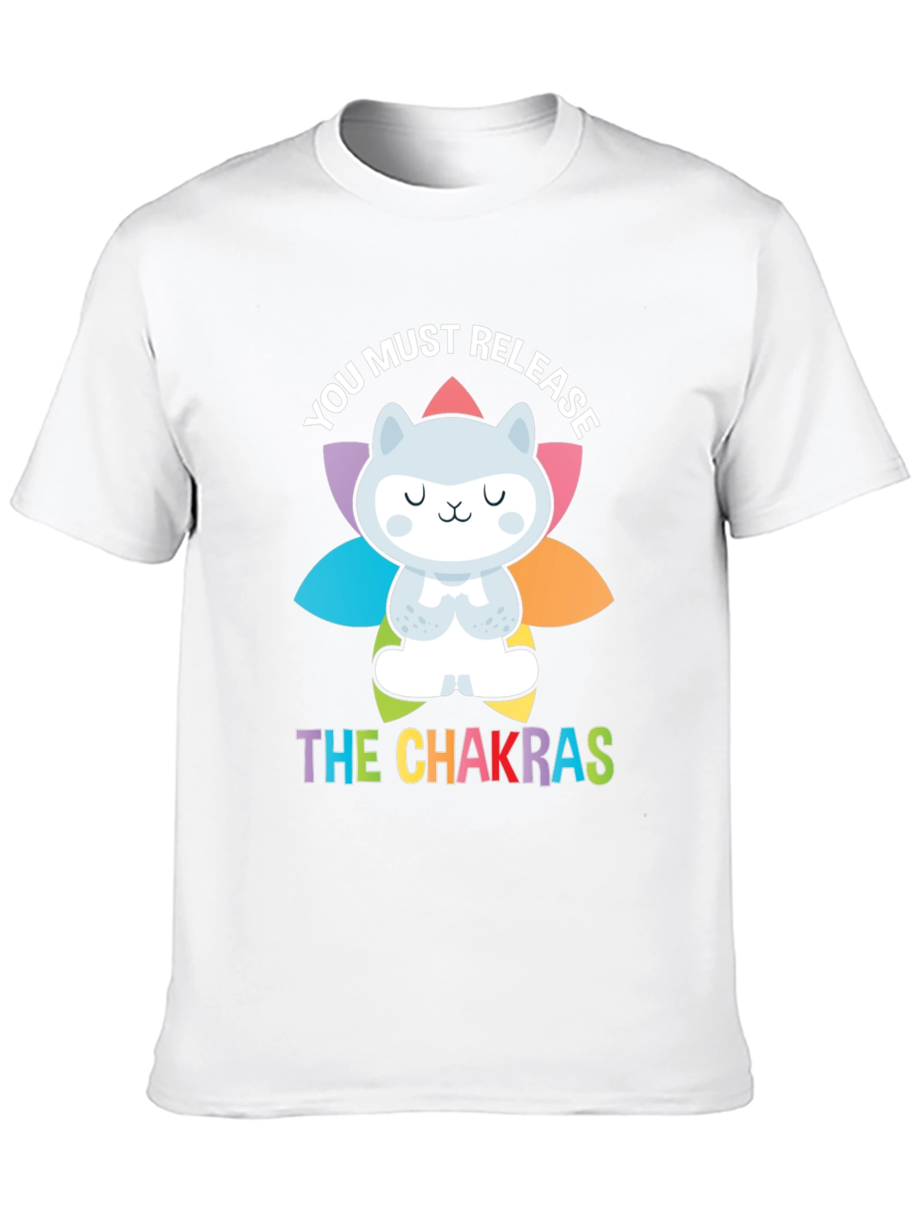 Chakra Release Cat Graphic T-Shirt