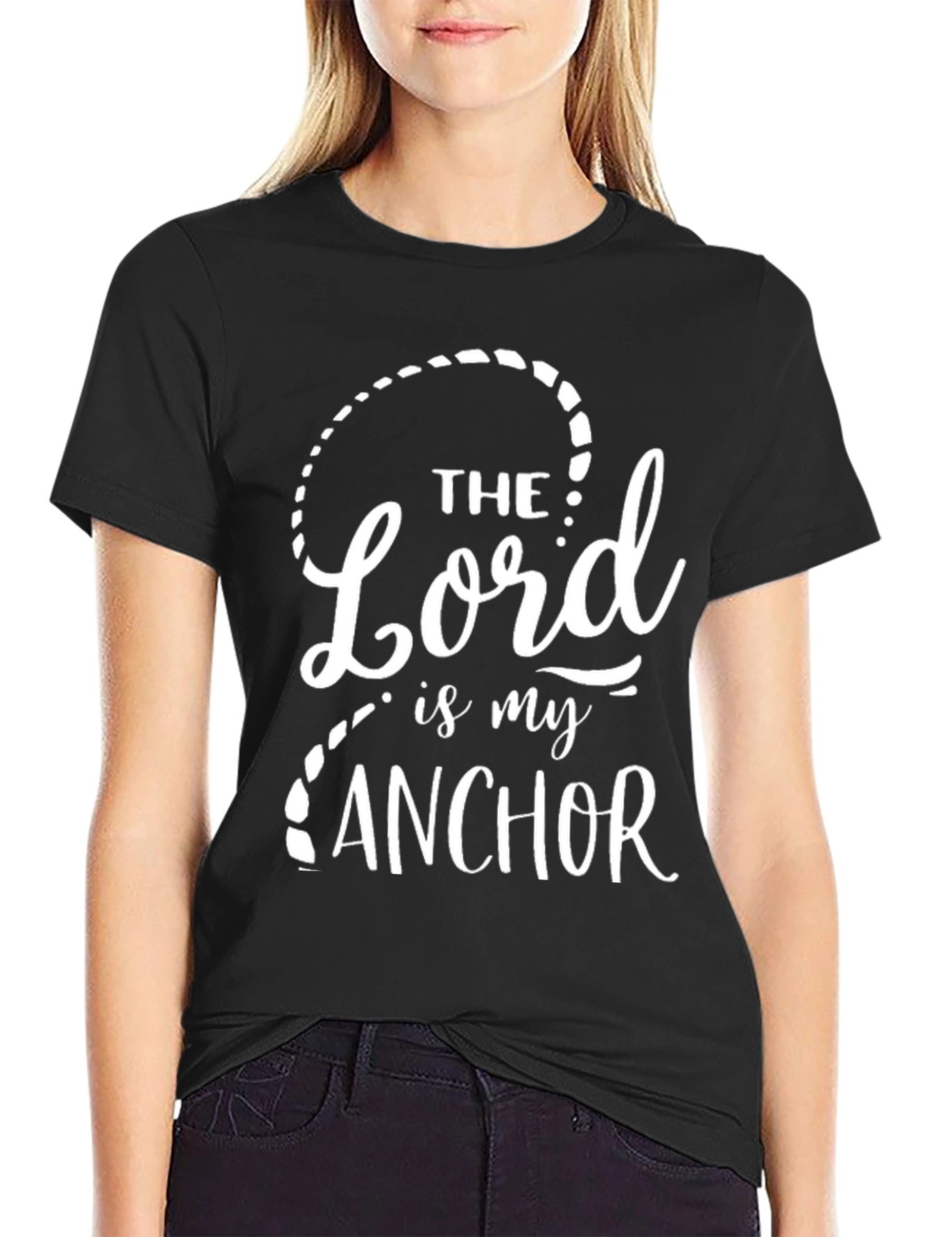 The Lord is My Anchor Graphic Tee