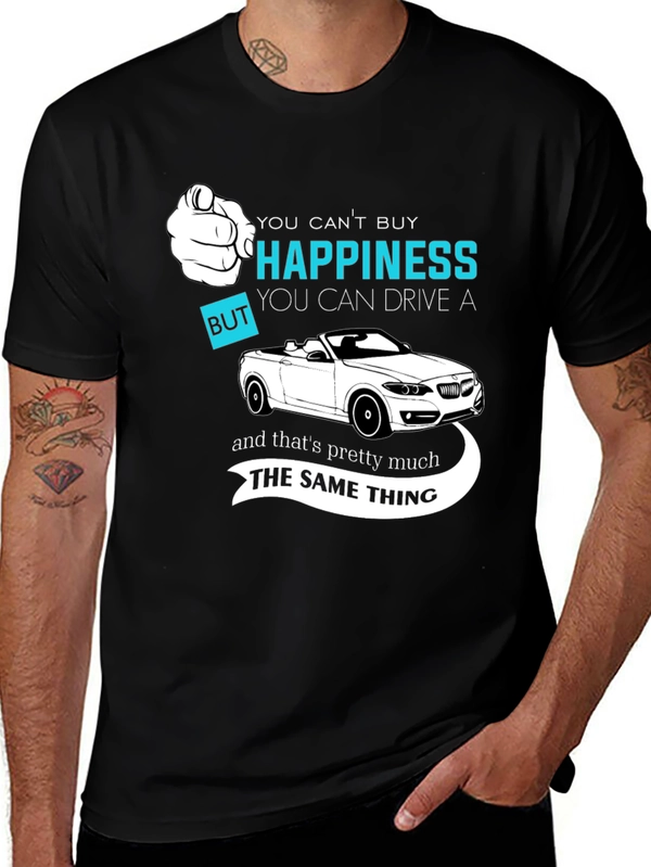 Happiness Car Graphic T-Shirt