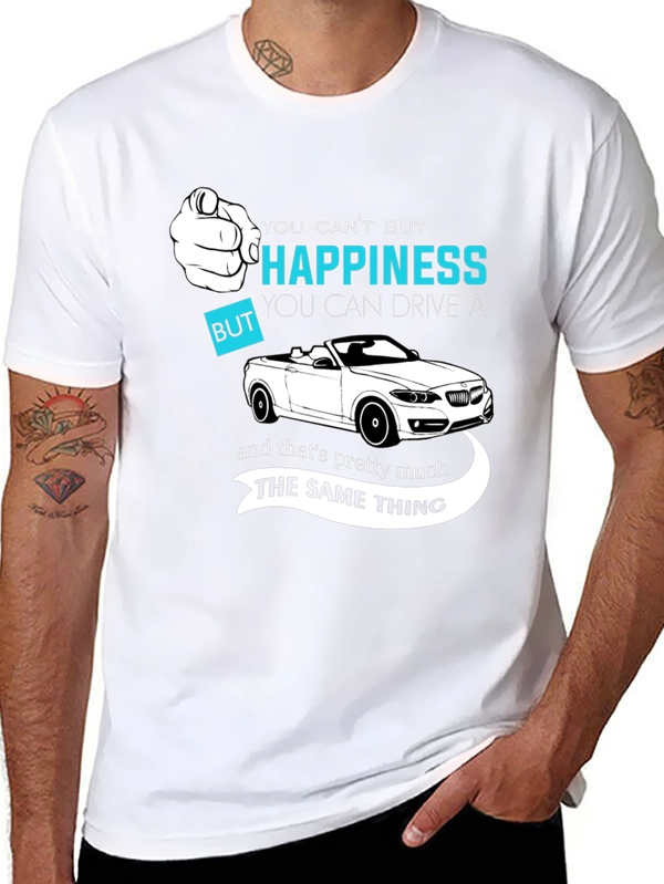 Happiness Car Graphic T-Shirt