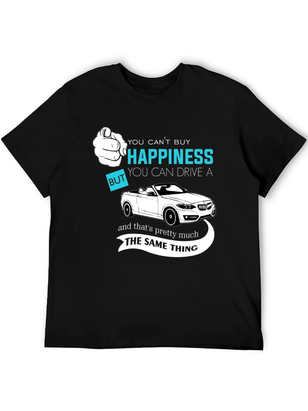 Happiness Car Graphic T-Shirt