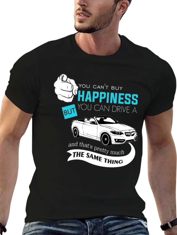 Happiness Car Graphic T-Shirt