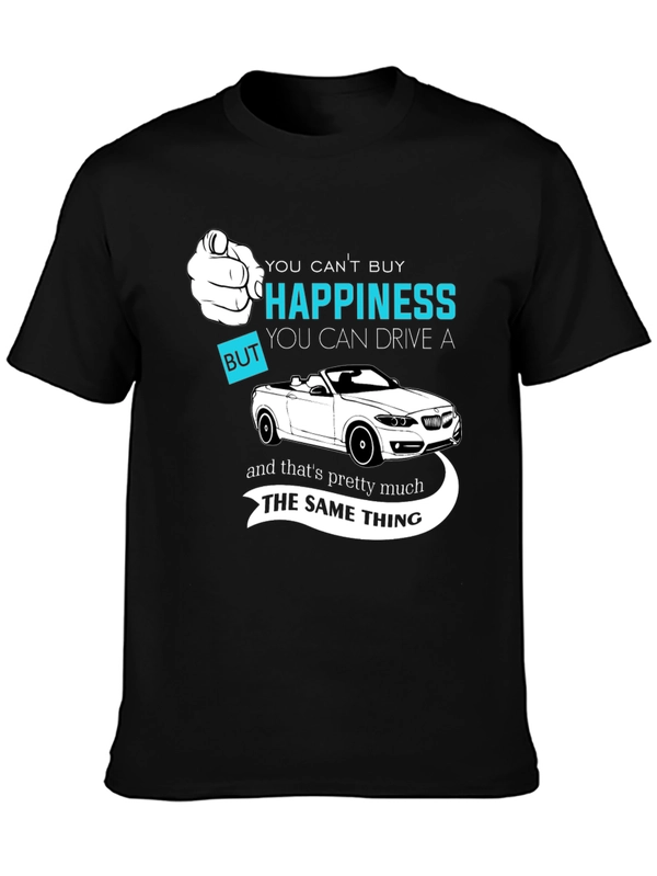 Happiness Car Graphic T-Shirt