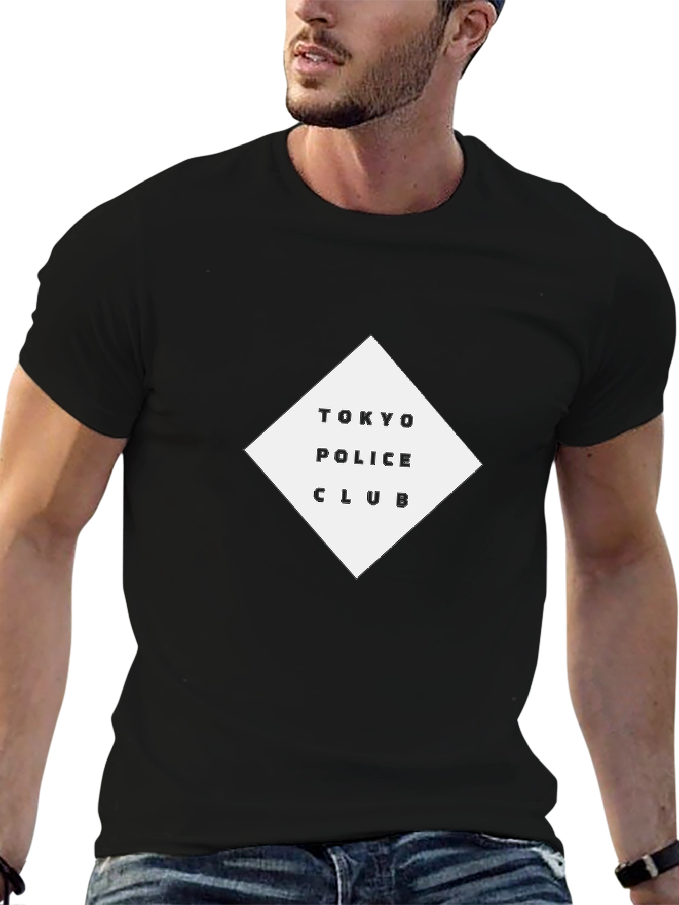 Tokyo Police Club Black Graphic Tee
