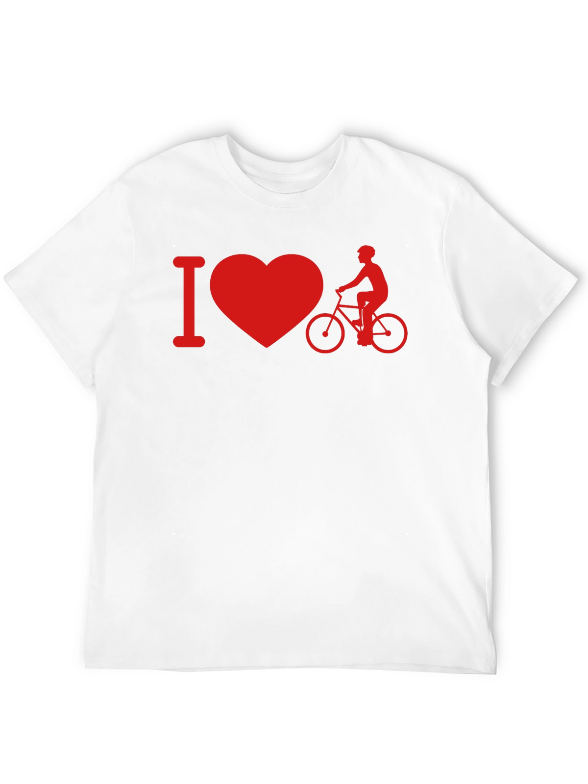 I Heart Biking Graphic Tee