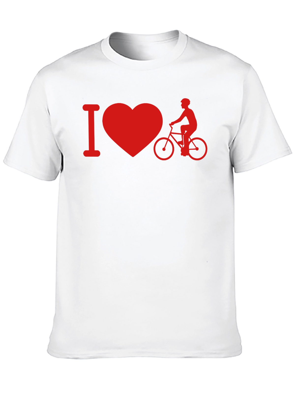 I Heart Biking Graphic Tee