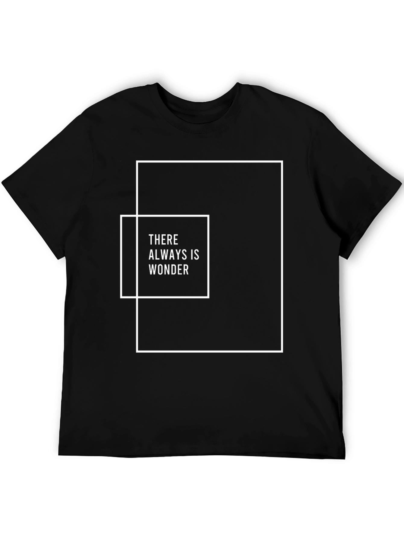 Wonder Graphic Tee - Modern Black T-Shirt