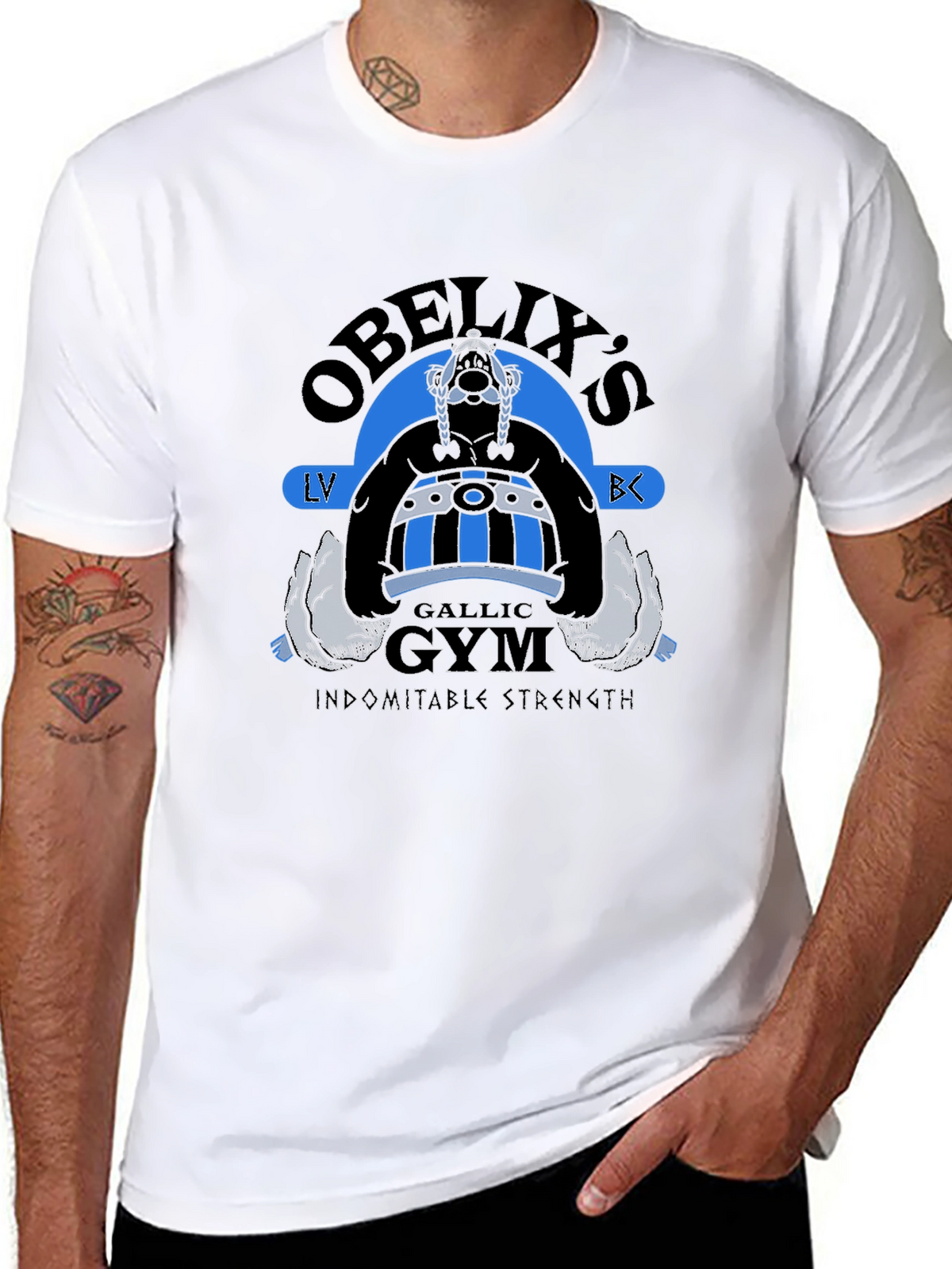 Obelixs Gallic Gym Black T-Shirt