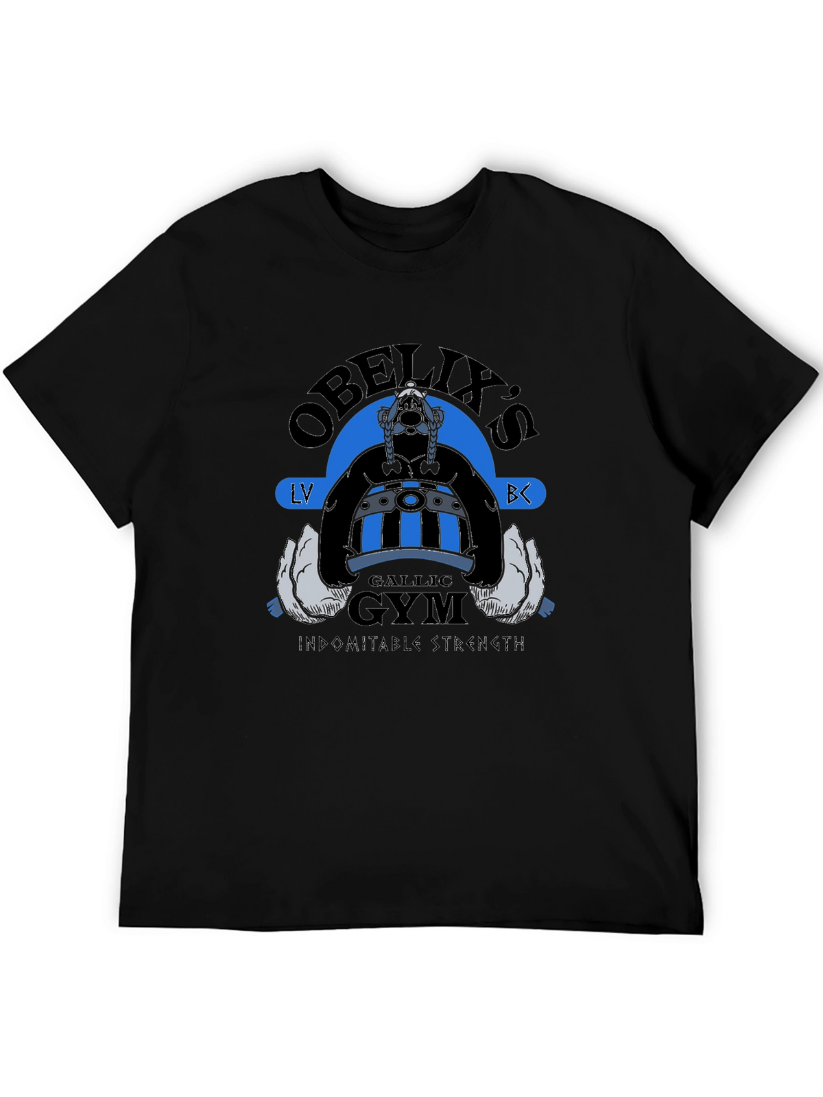 Obelixs Gallic Gym Black T-Shirt