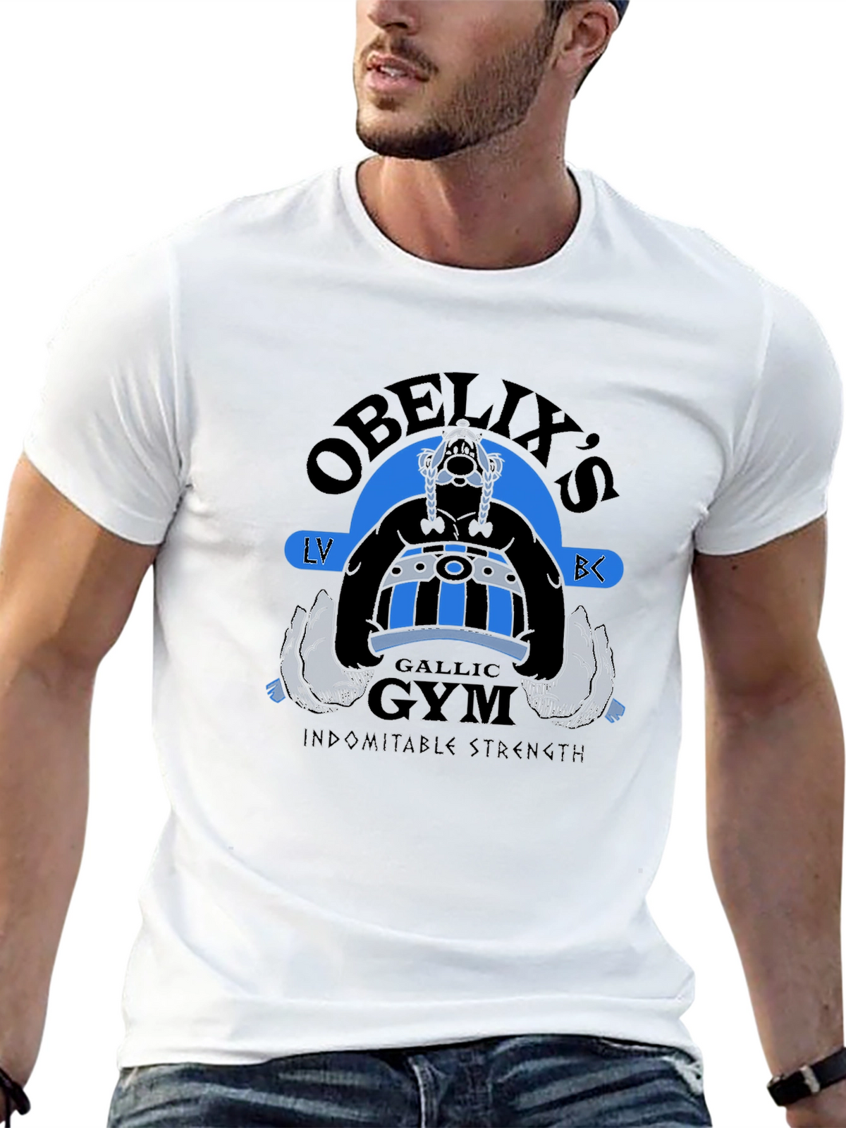 Obelixs Gallic Gym Black T-Shirt