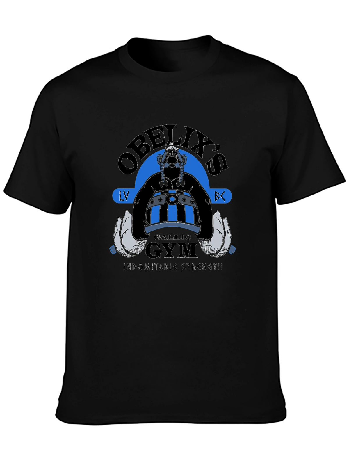 Obelixs Gallic Gym Black T-Shirt