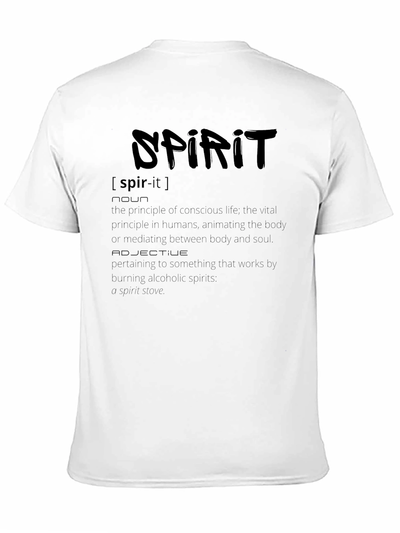 Spirit Definition T-Shirt - Black