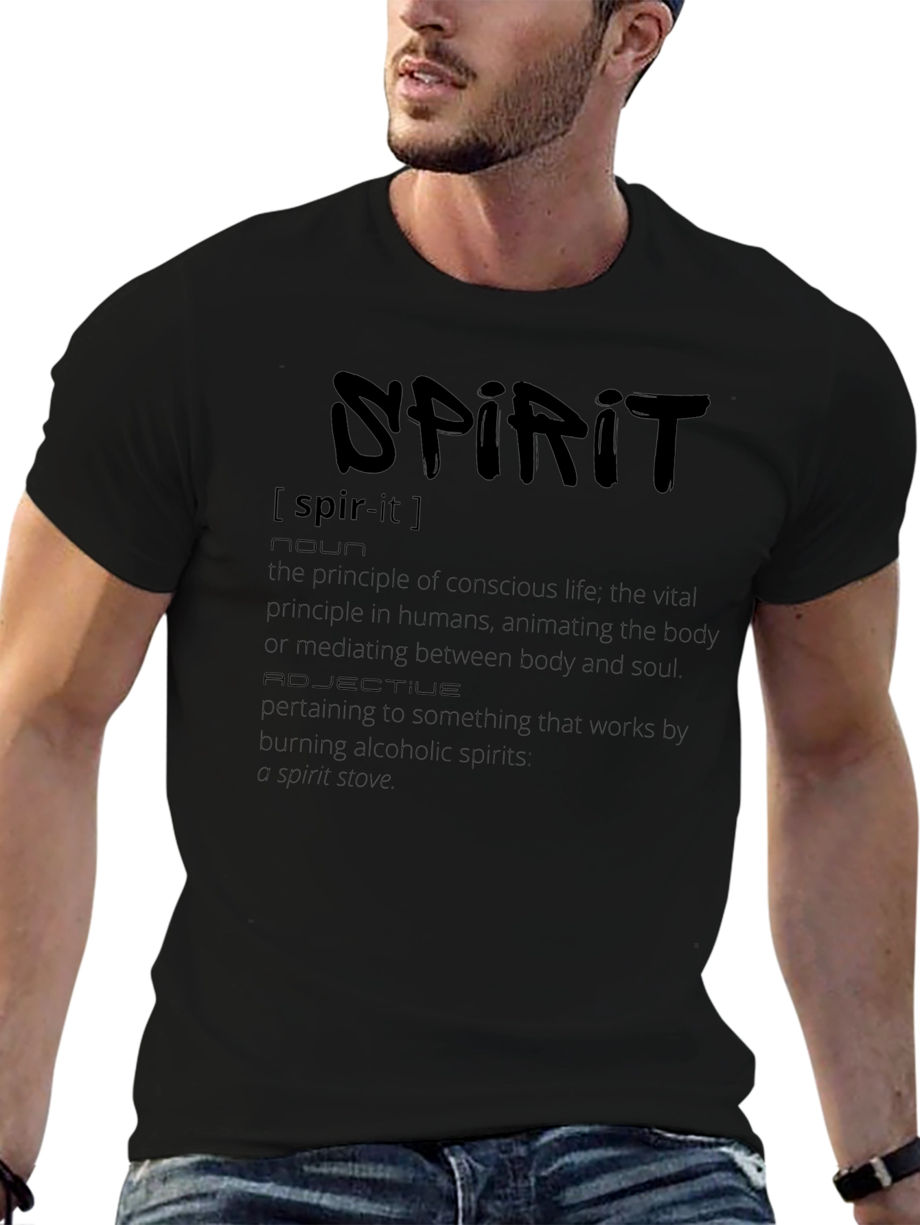 Spirit Definition T-Shirt - Black