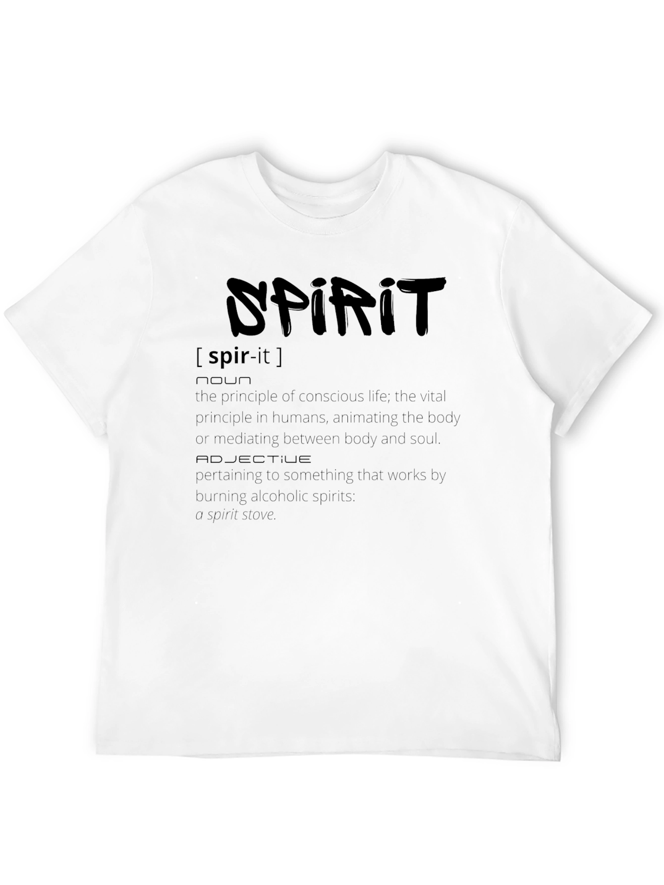Spirit Definition T-Shirt - Black