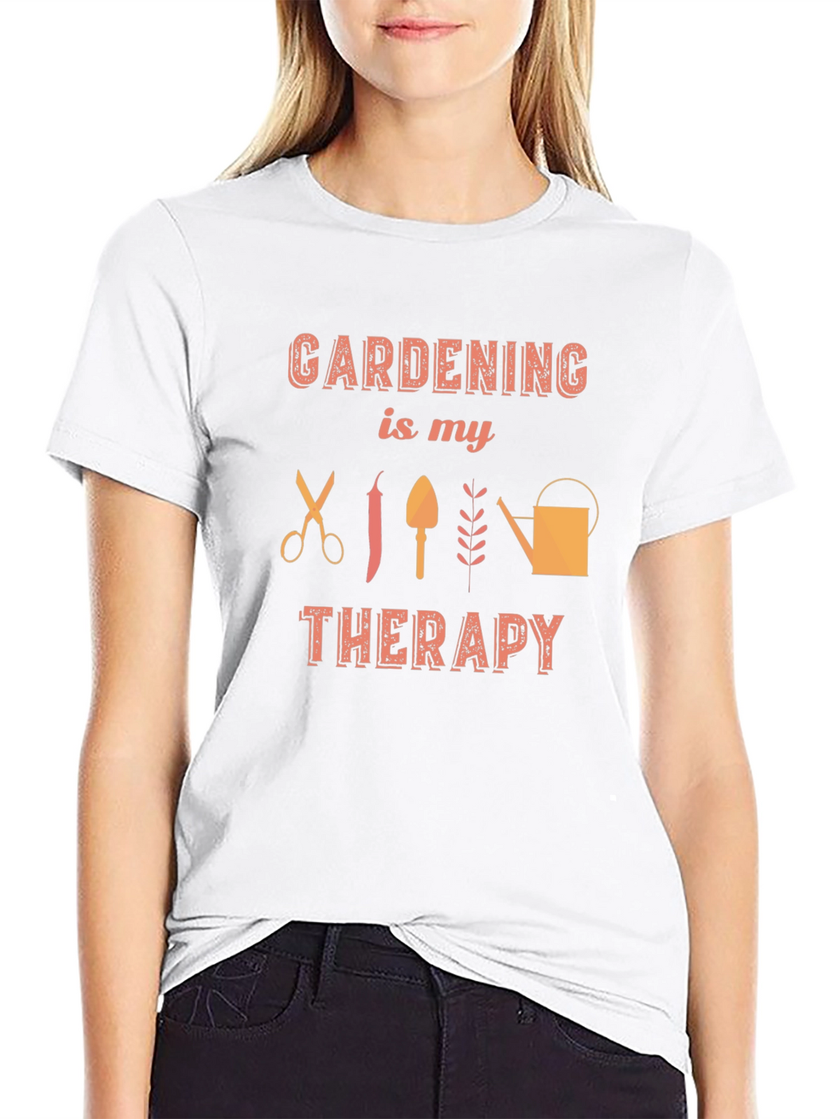 Gardening is My Therapy Graphic T-Shirt