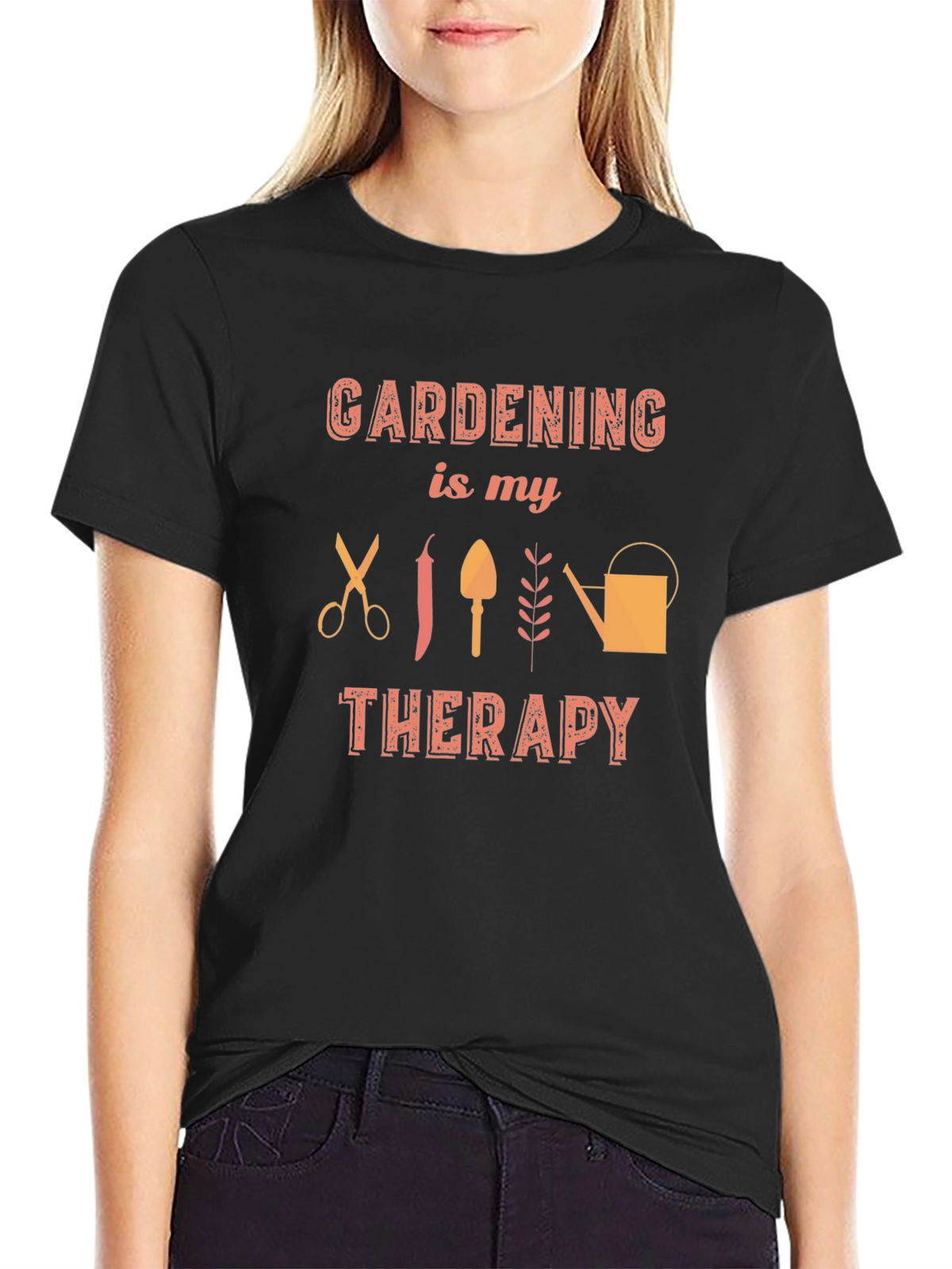 Gardening is My Therapy Graphic T-Shirt