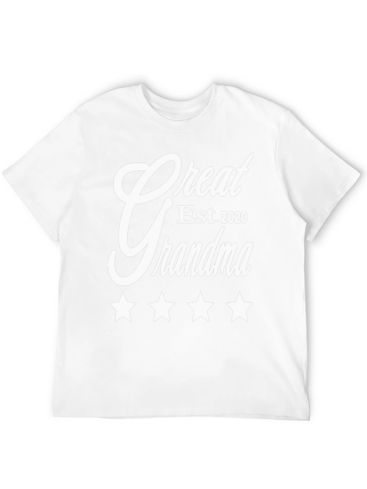 Great Grandma Est. 2020 Black T-Shirt
