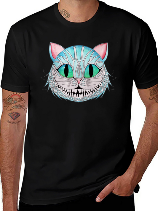 Cheshire Cat Graphic Tee - Whimsical Design