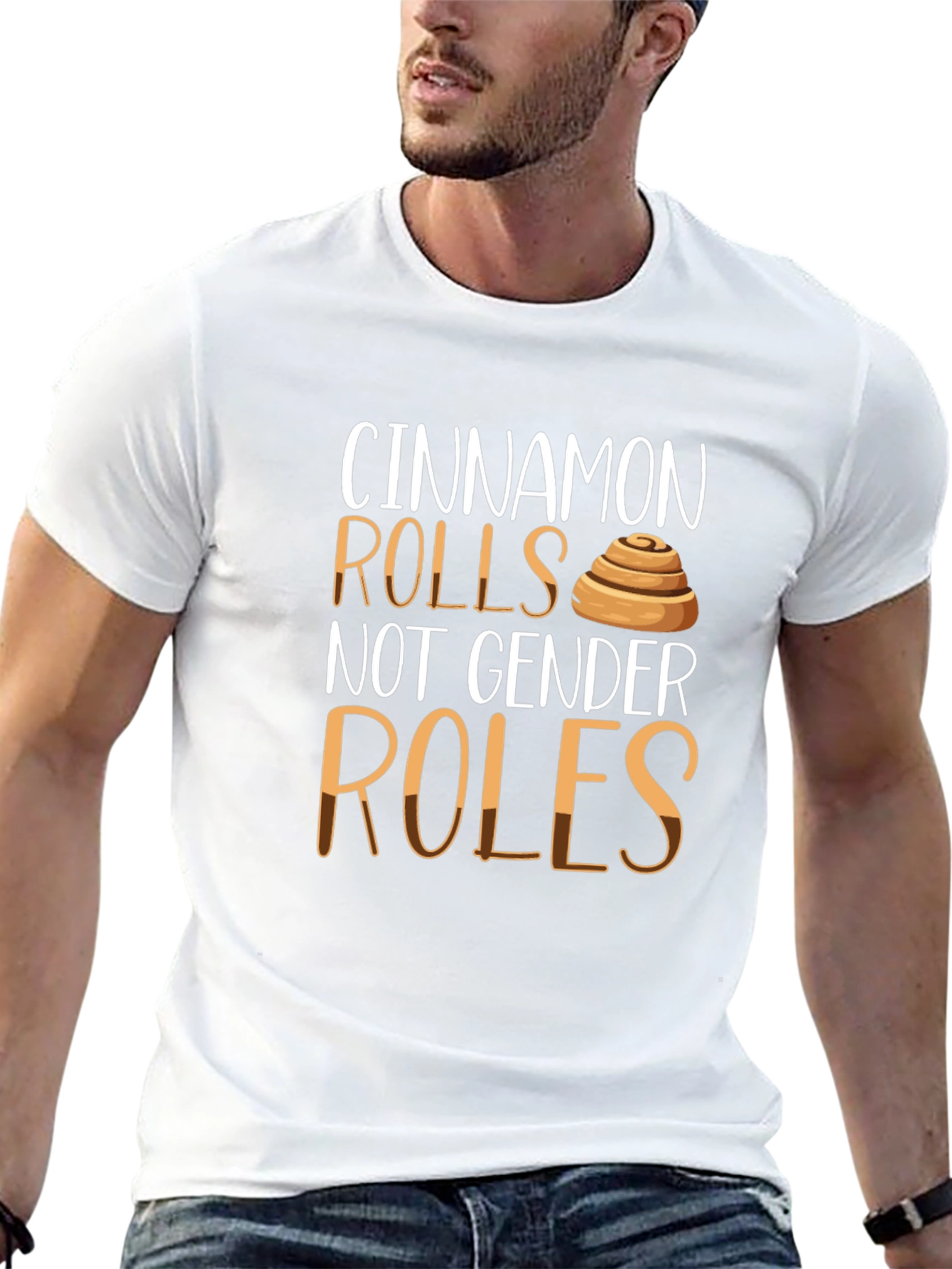 Cinnamon Rolls Not Gender Roles T-Shirt