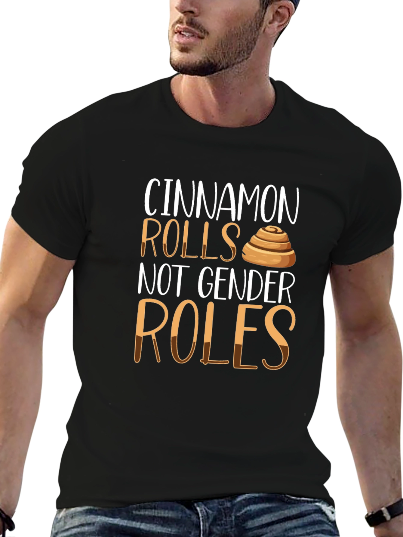 Cinnamon Rolls Not Gender Roles T-Shirt