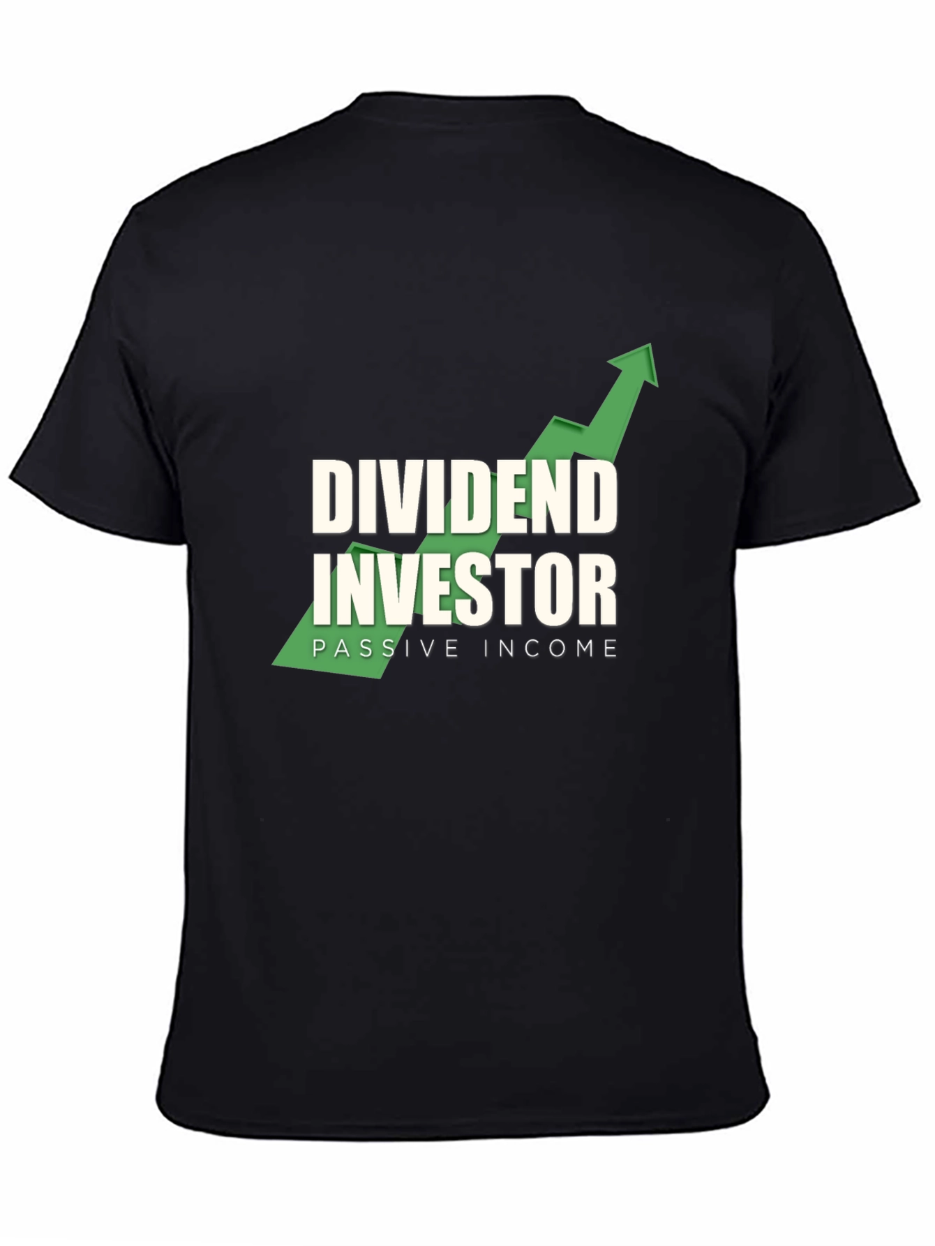 Dividend Investor Black Graphic T-Shirt