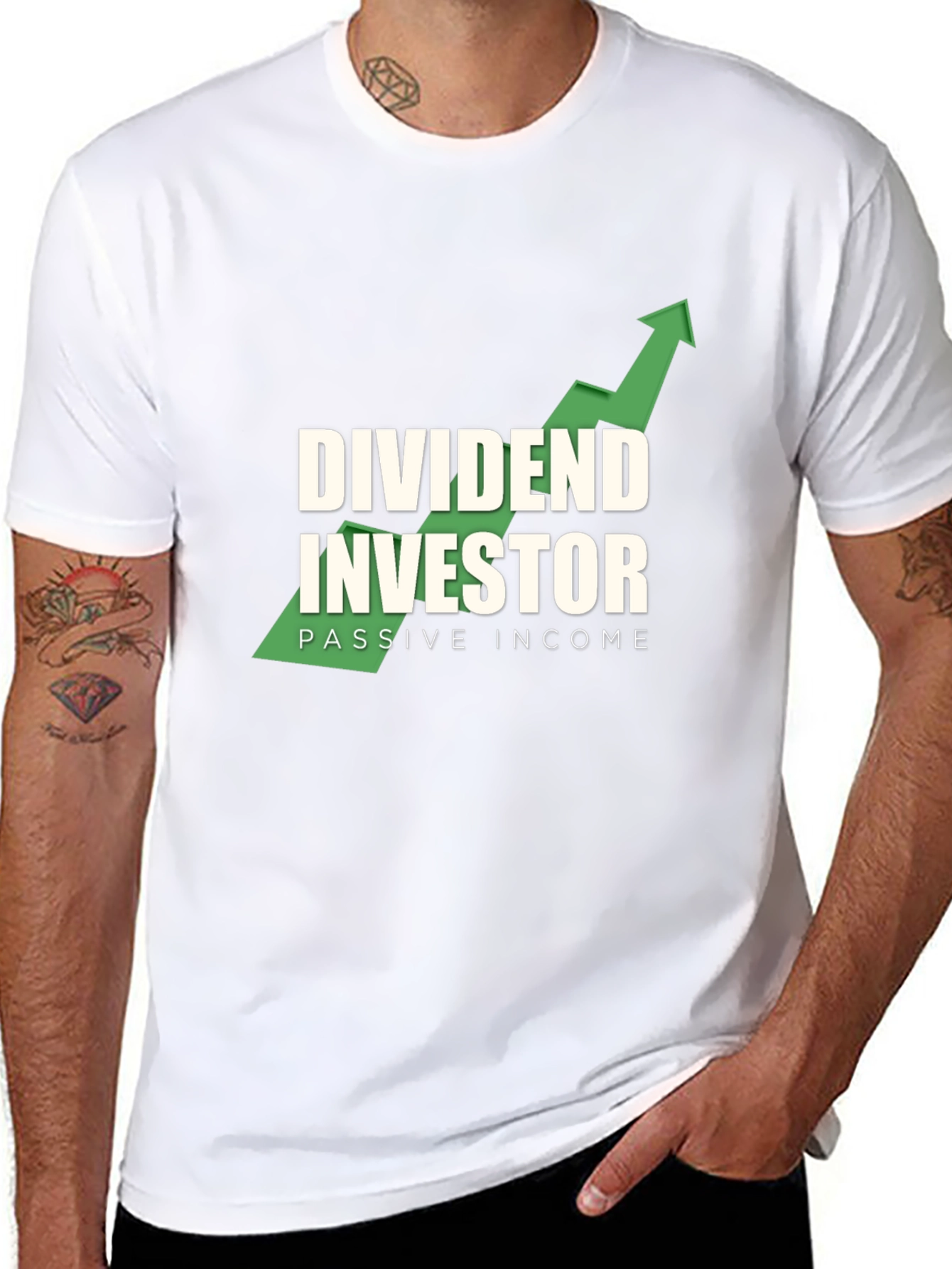 Dividend Investor Black Graphic T-Shirt