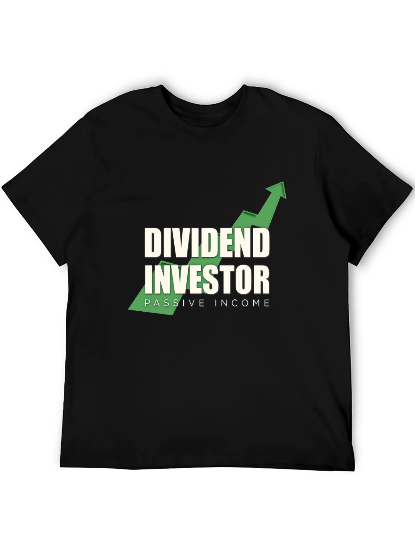 Dividend Investor Black Graphic T-Shirt