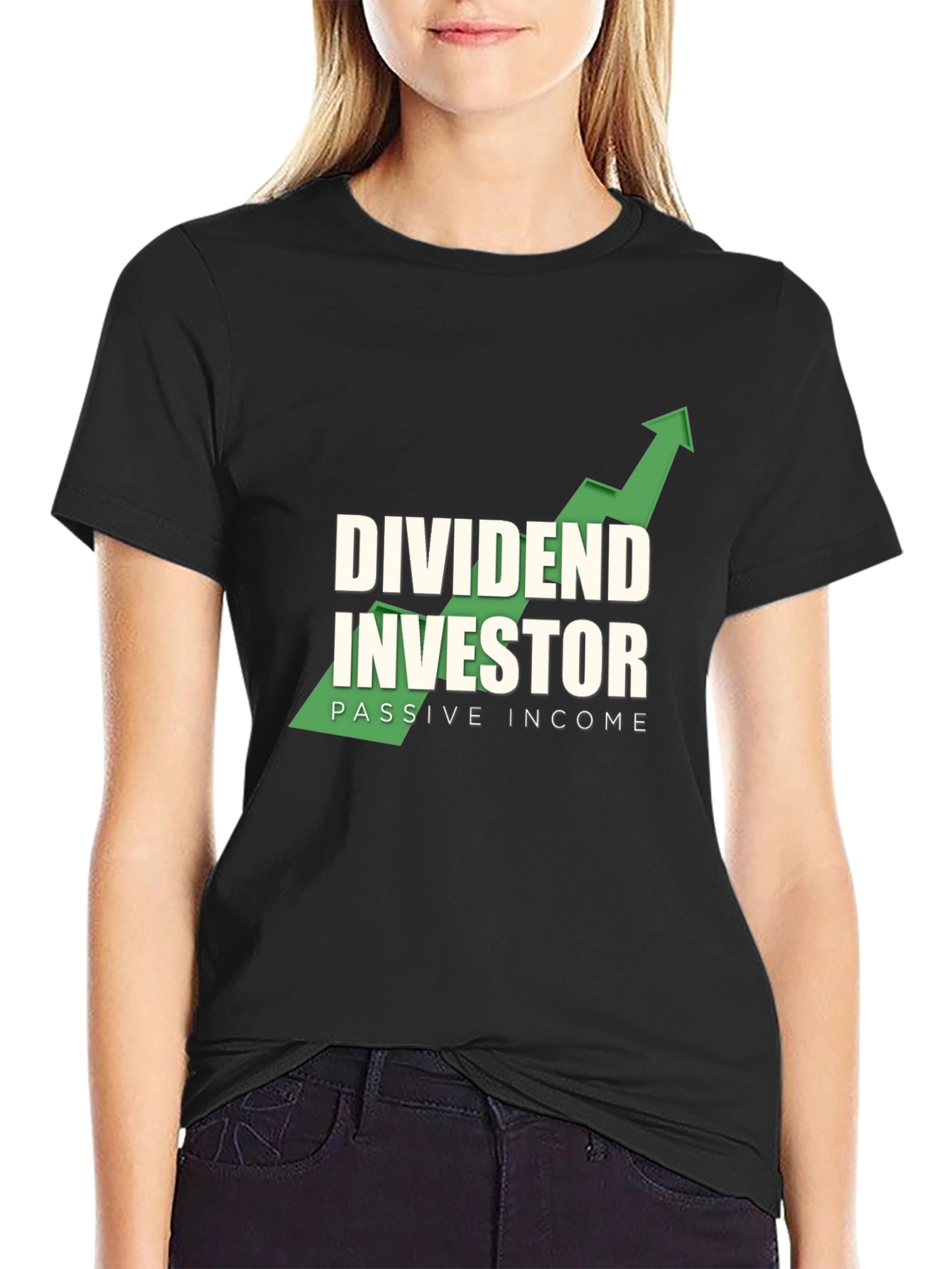 Dividend Investor Black Graphic T-Shirt