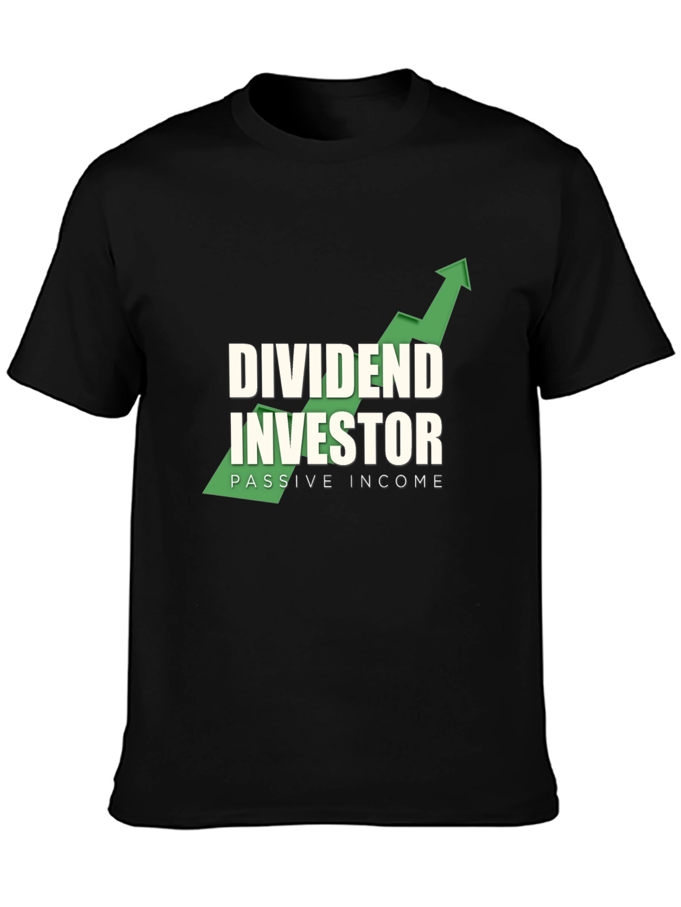 Dividend Investor Black Graphic T-Shirt