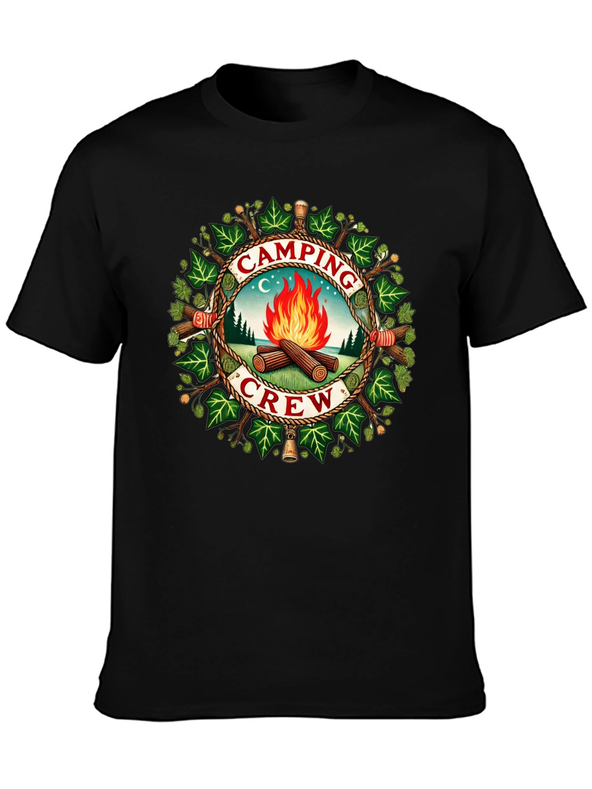 Camping Crew Graphic T-Shirt - Adventure Ready!