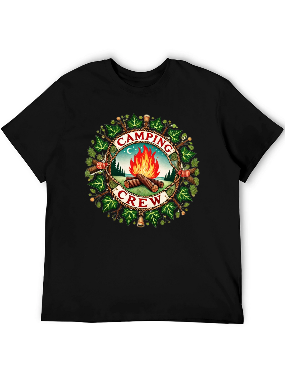Camping Crew Graphic T-Shirt - Adventure Ready!