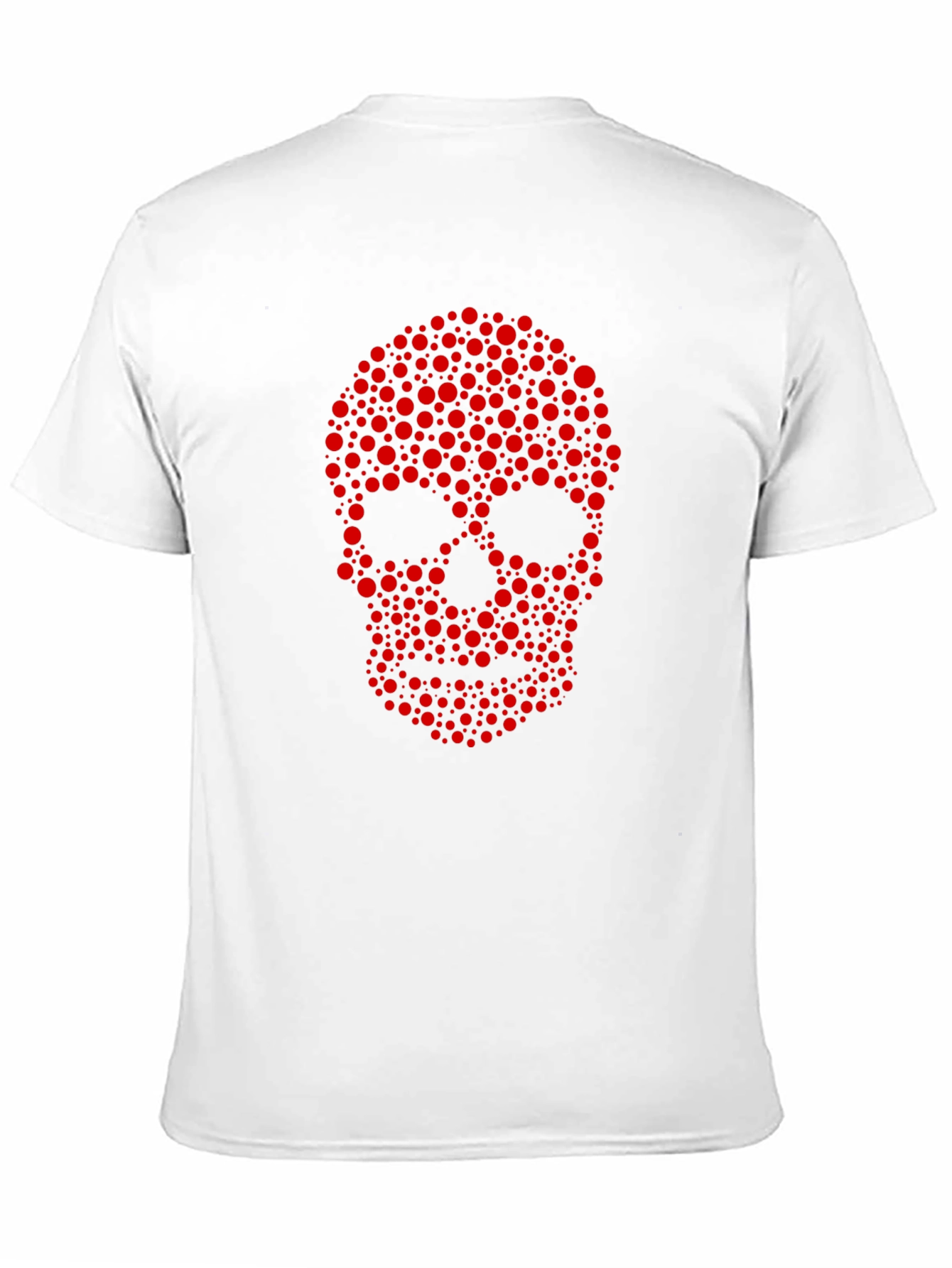 Skull Dot Graphic Tee - Cool Casual Style