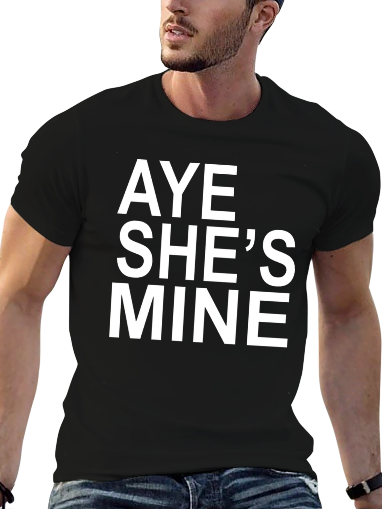 Aye Shes Mine - Novelty Graphic T-Shirt