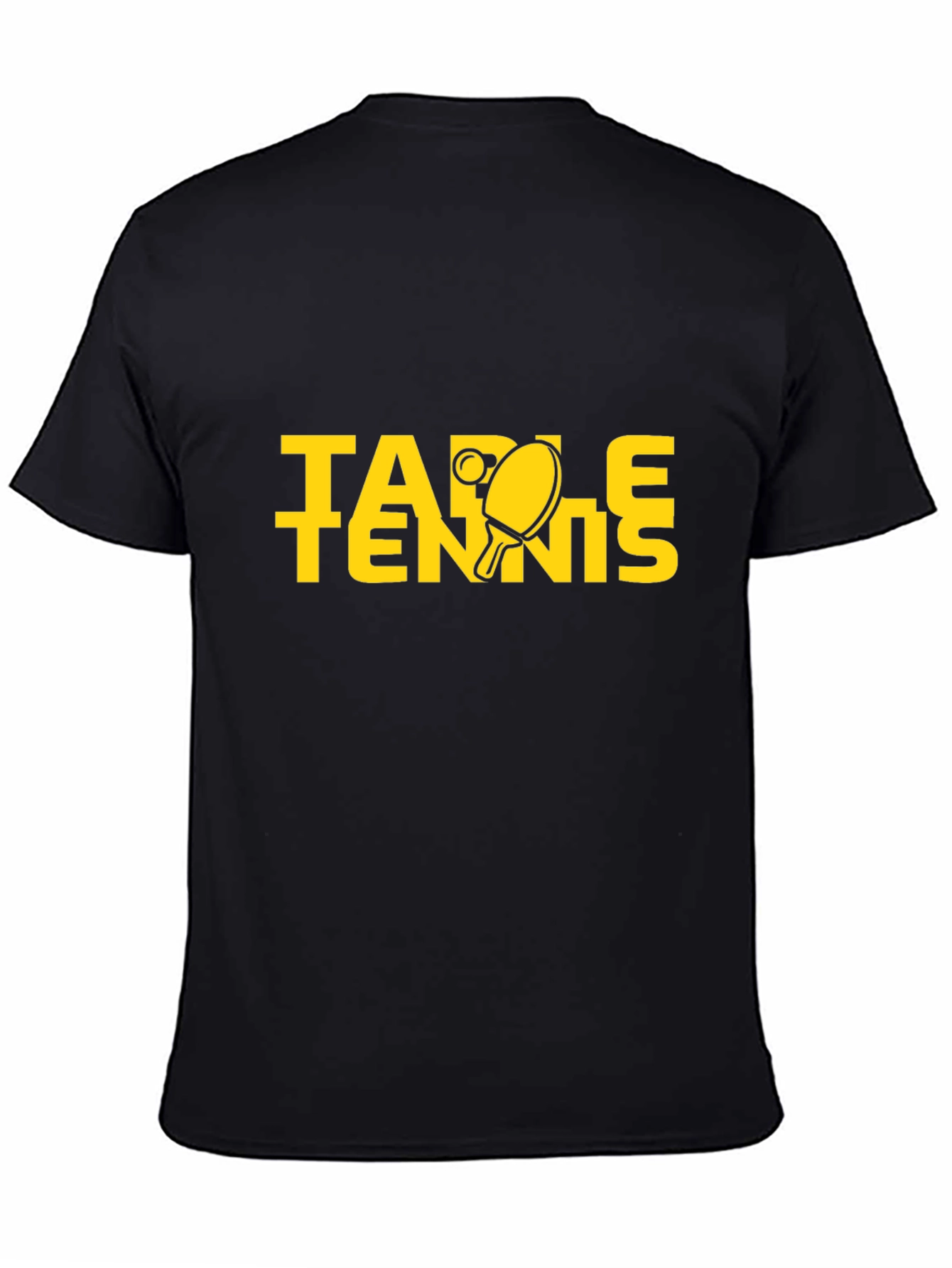 Table Tennis Graphic Tee - Black