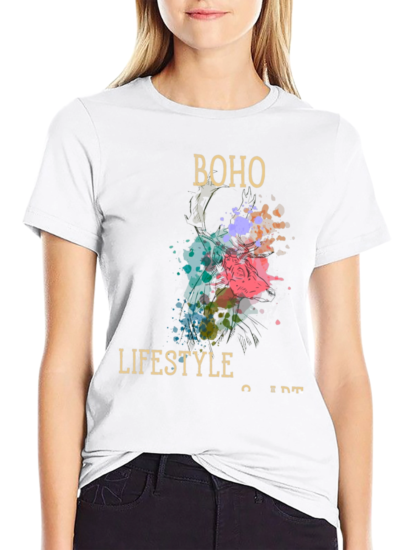 Boho Lifestyle Art Mens T-Shirt