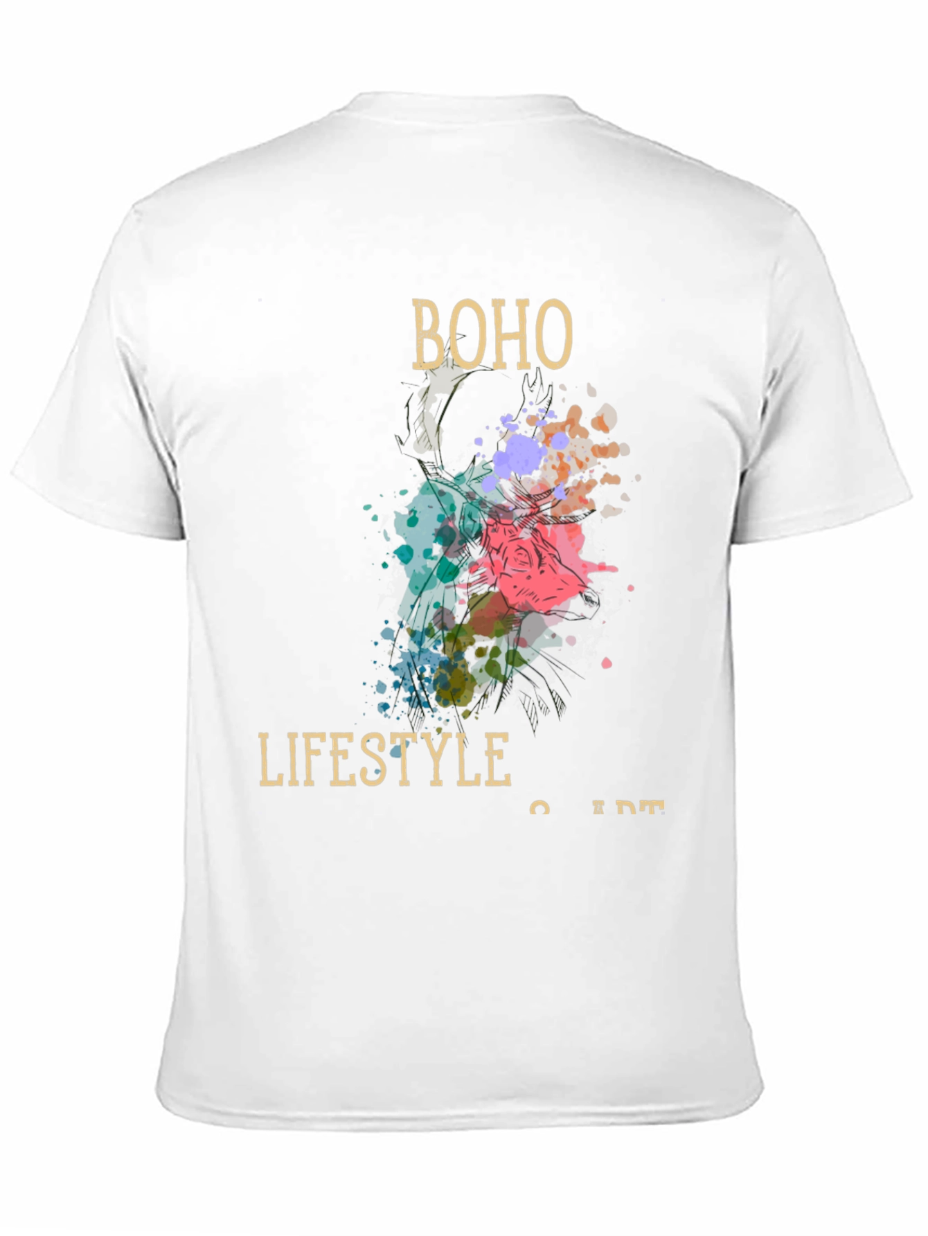 Boho Lifestyle Art Mens T-Shirt