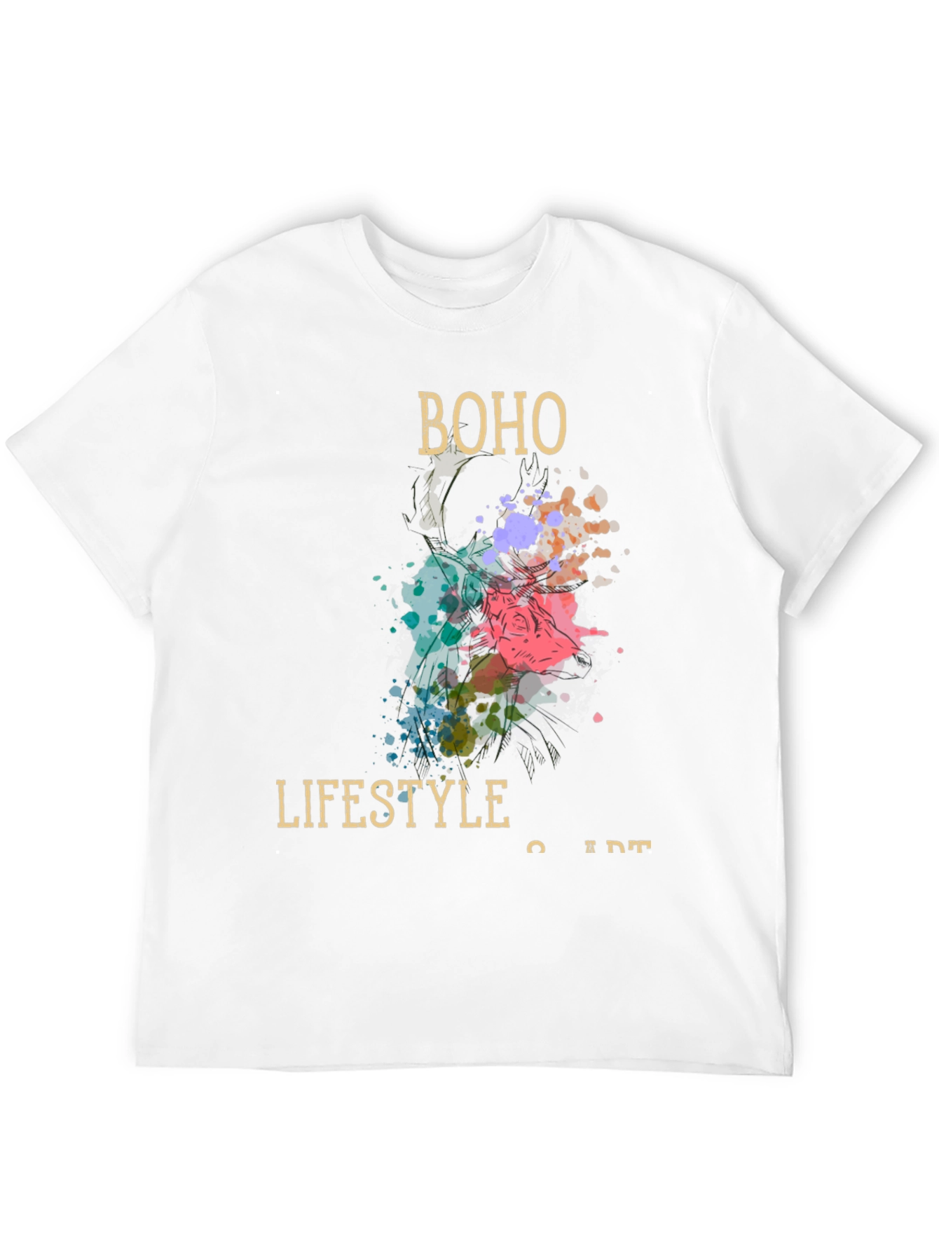 Boho Lifestyle Art Mens T-Shirt