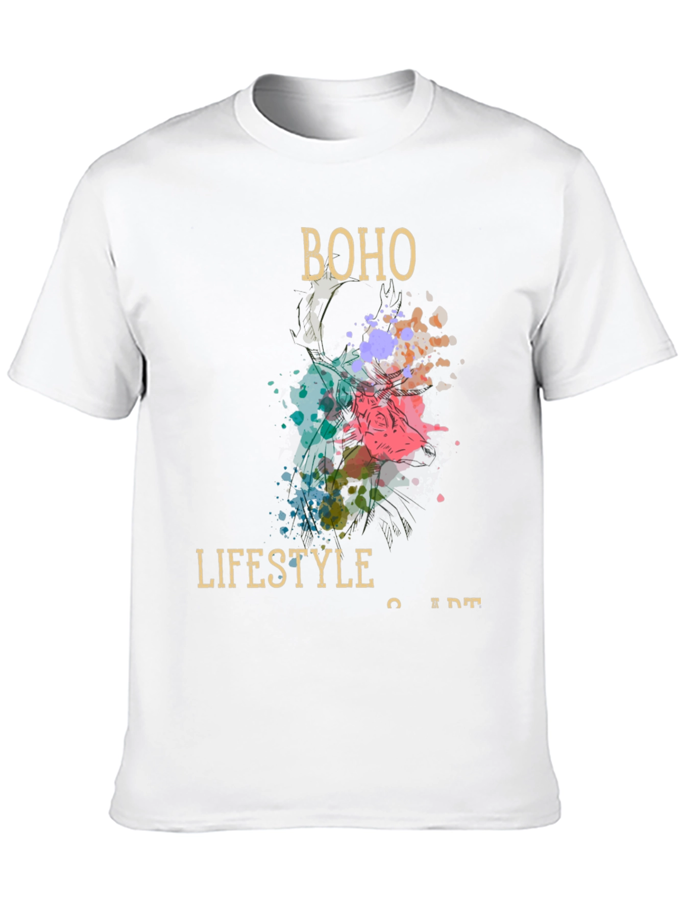 Boho Lifestyle Art Mens T-Shirt