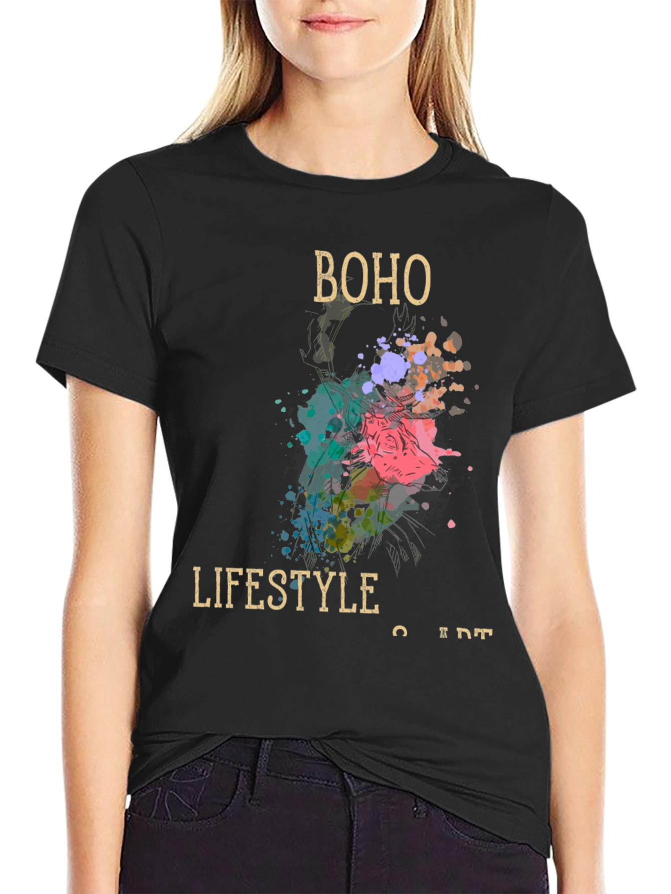 Boho Lifestyle Art Mens T-Shirt