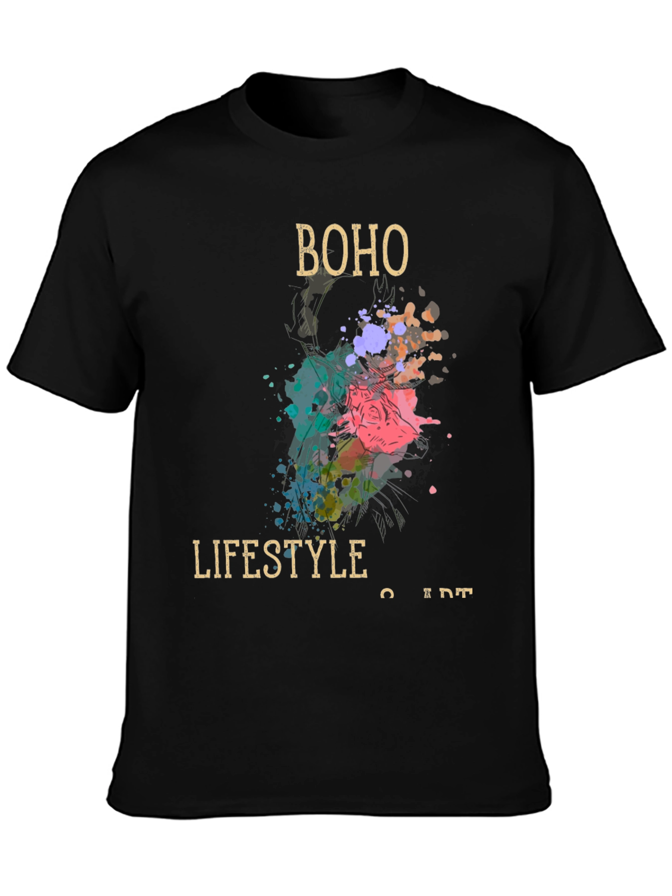 Boho Lifestyle Art Mens T-Shirt