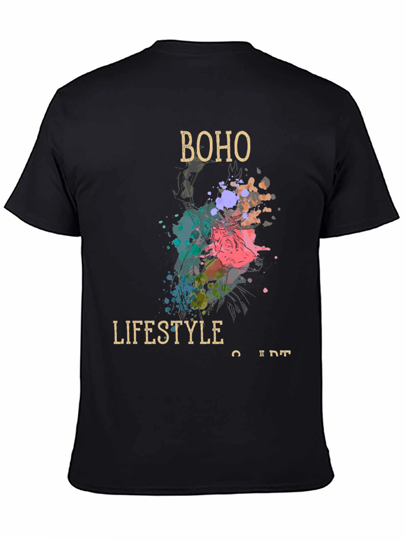 Boho Lifestyle Art Mens T-Shirt