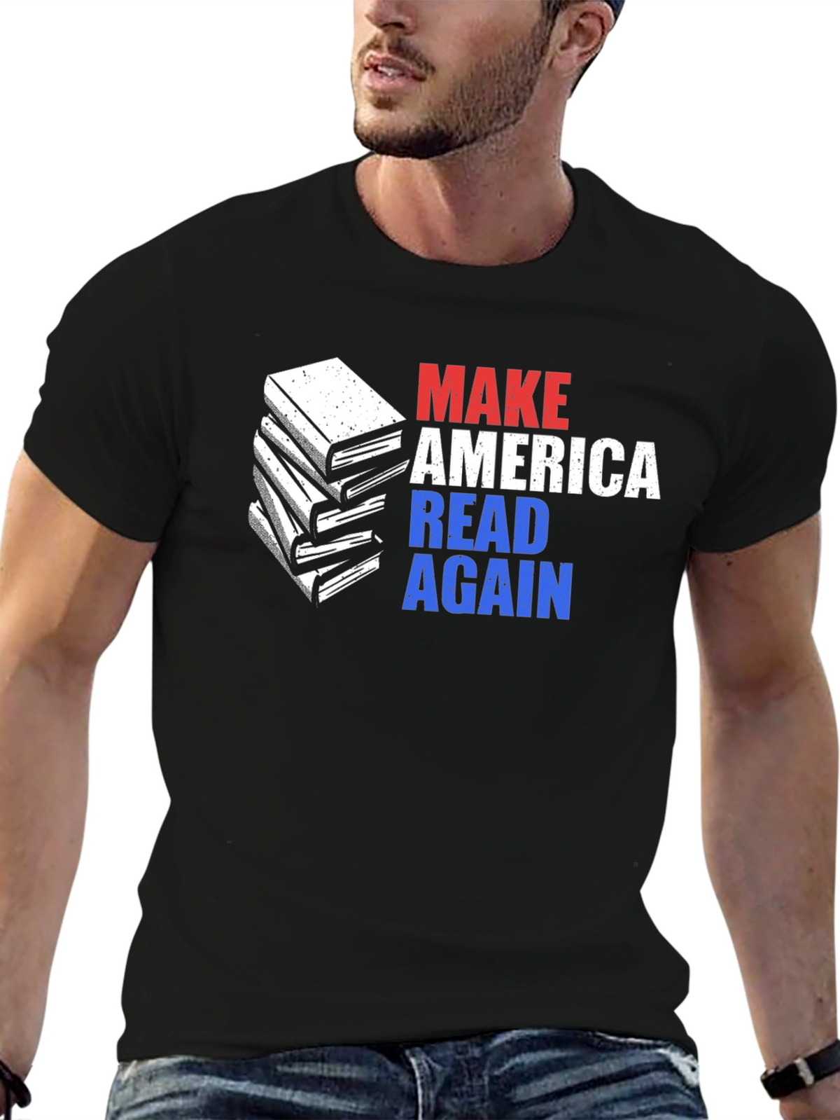 Make America Read Again Graphic Tee