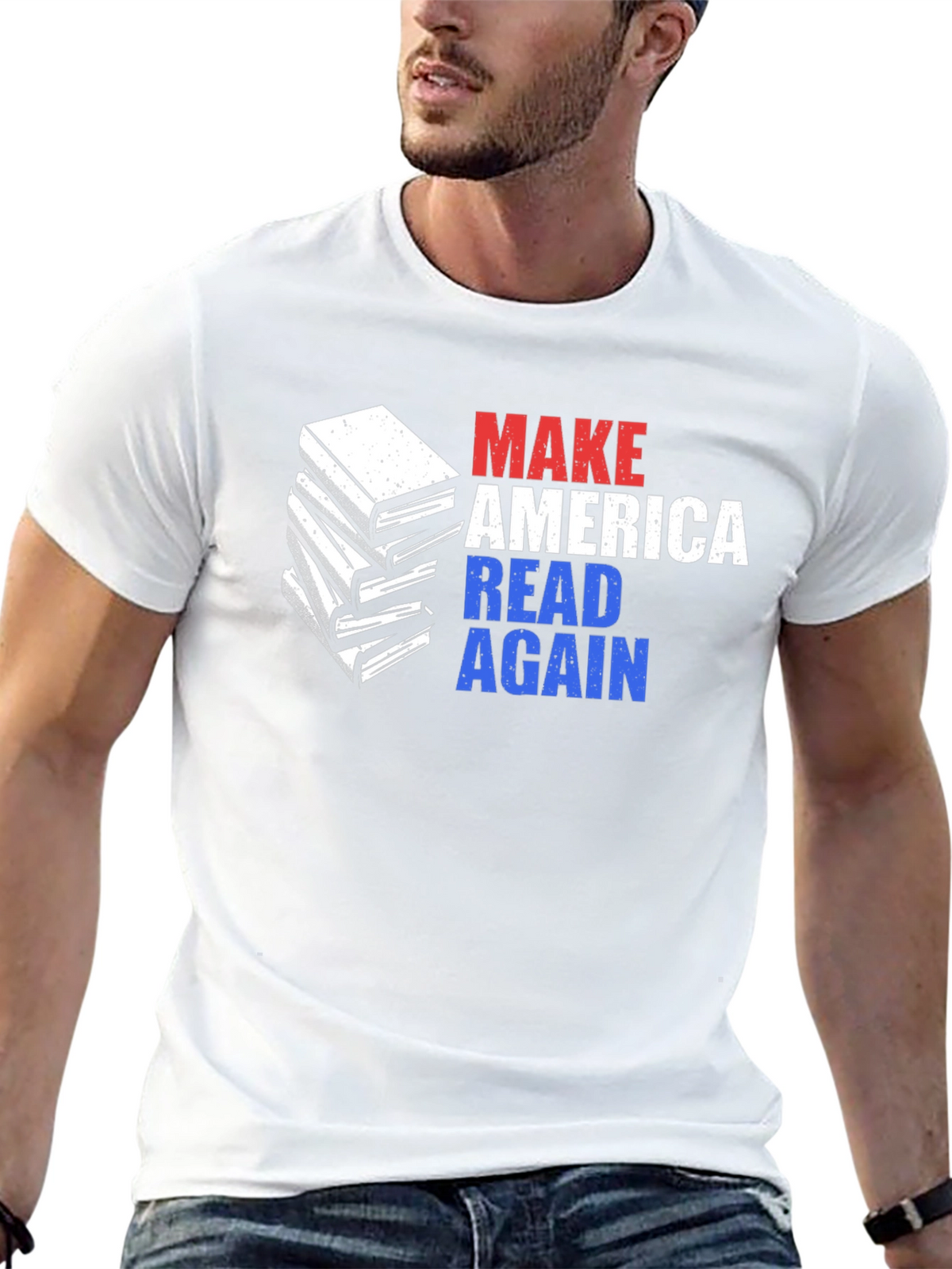 Make America Read Again Graphic Tee
