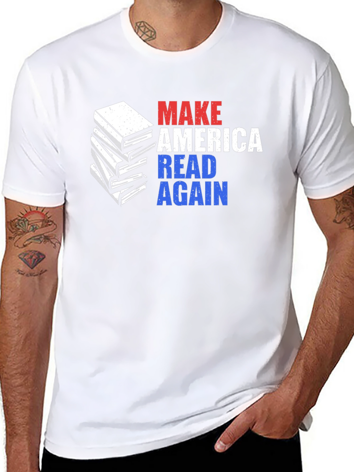Make America Read Again Graphic Tee